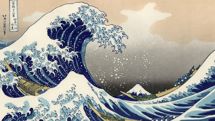 078. Hokusai fait des vagues
